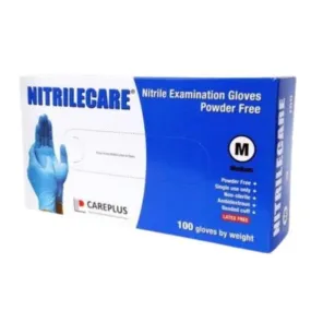 NitrileCare Nitrile Blue Disposable Gloves (PK 1000 Gloves)