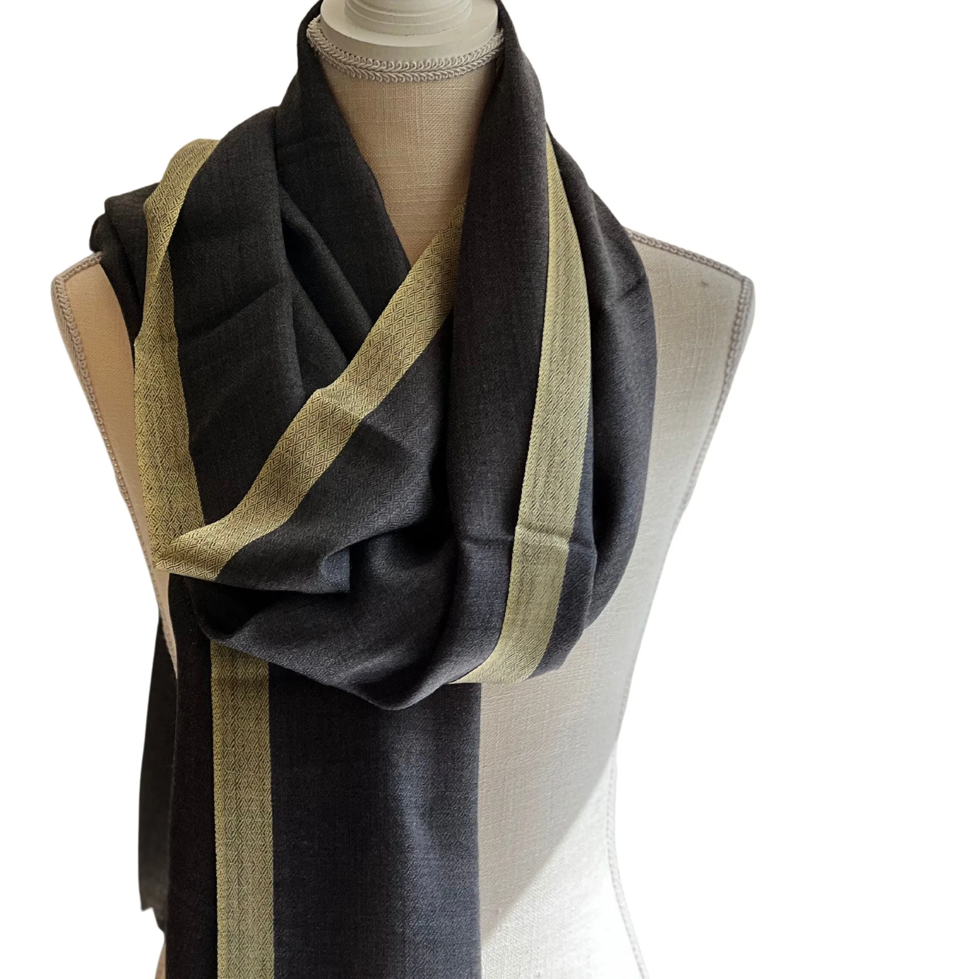 Pashmina silk scarf/Evening wrap,