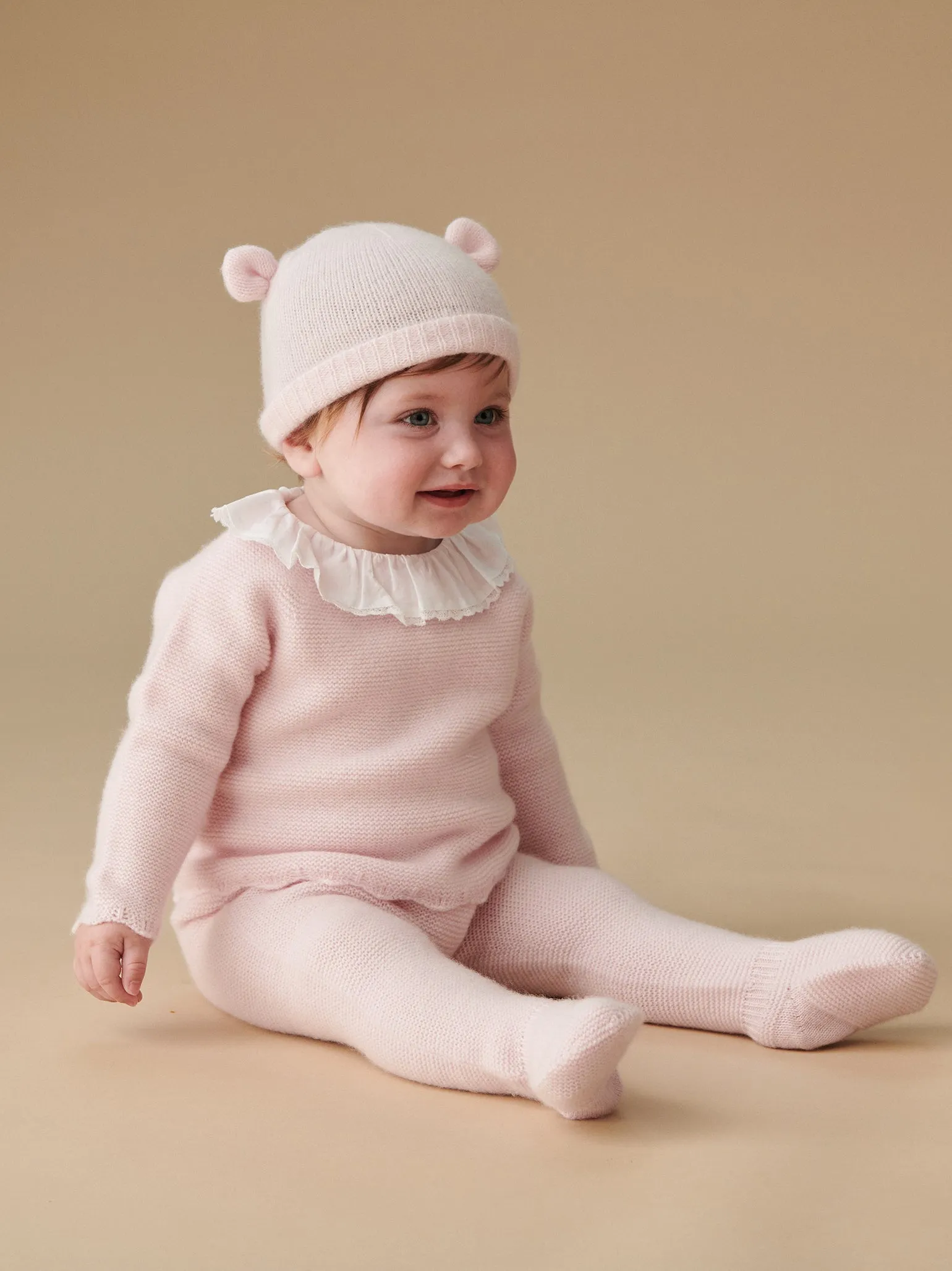 Pink Fernanda Cashmere Baby Girl Set