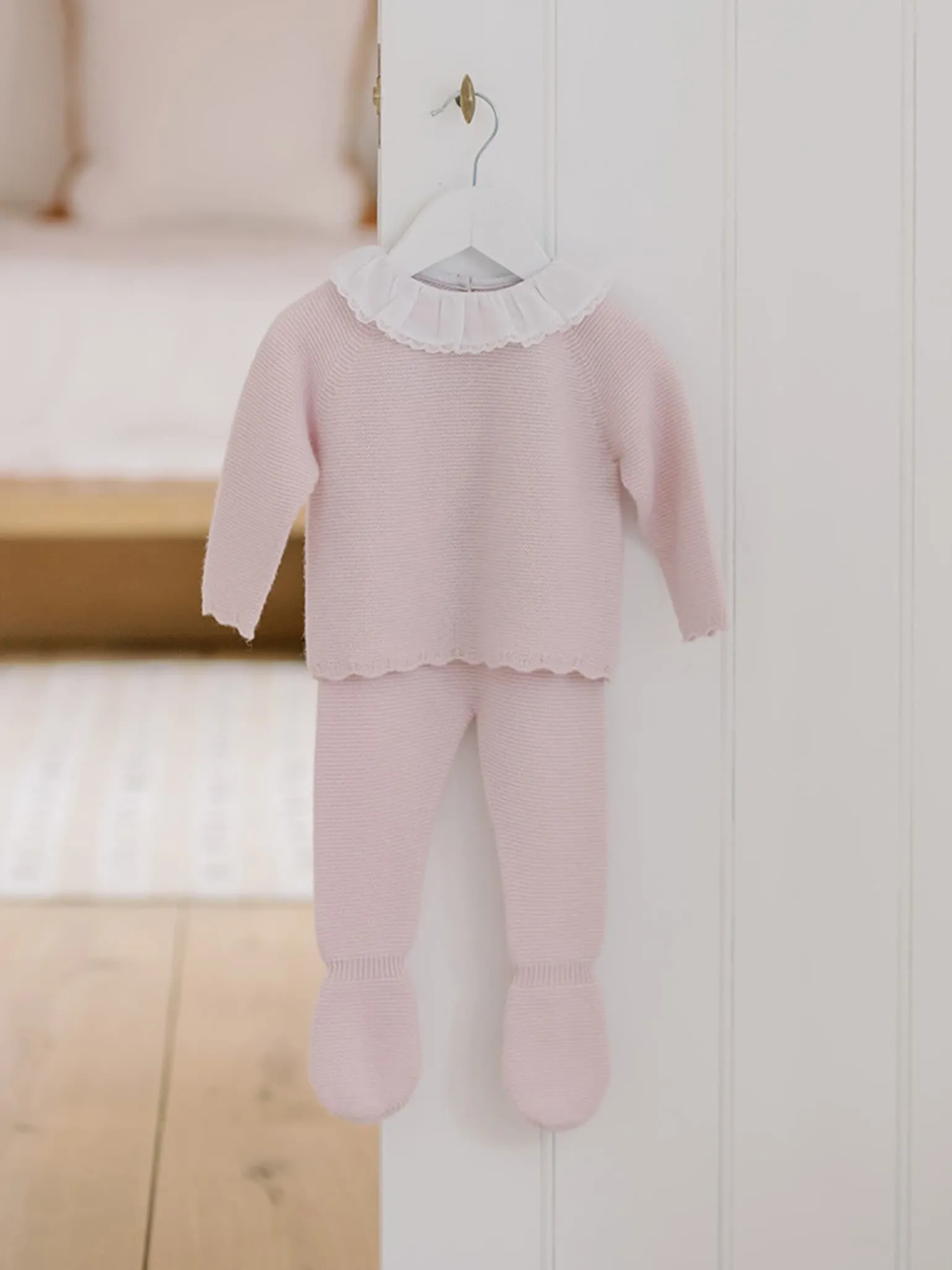 Pink Fernanda Cashmere Baby Girl Set