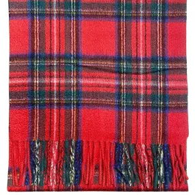 Pure Cashmere Scarf - Royal Stewart Tartan