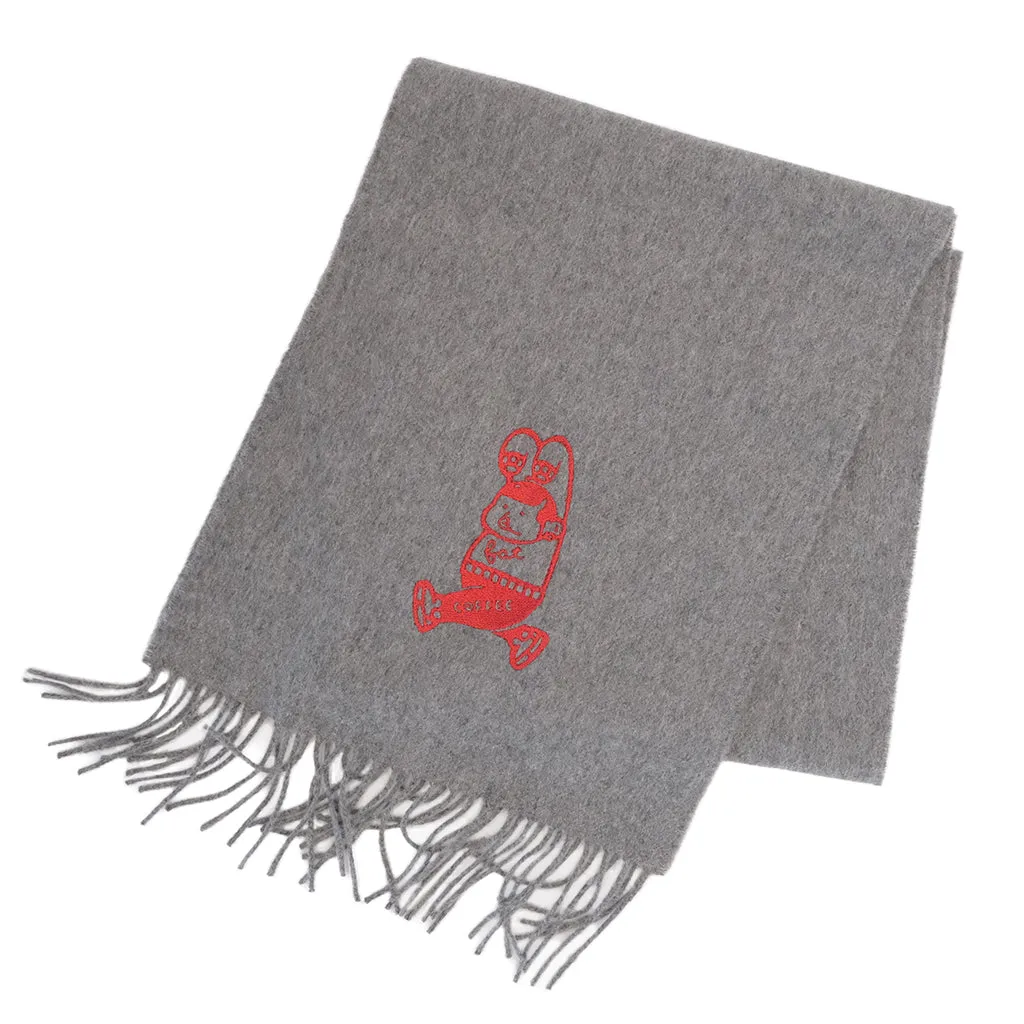 "FCW JOHNSTONS OF ELGIN -   180 X 25CM ""FAT JAI"" EMBROIDERY WOVEN SCARF"