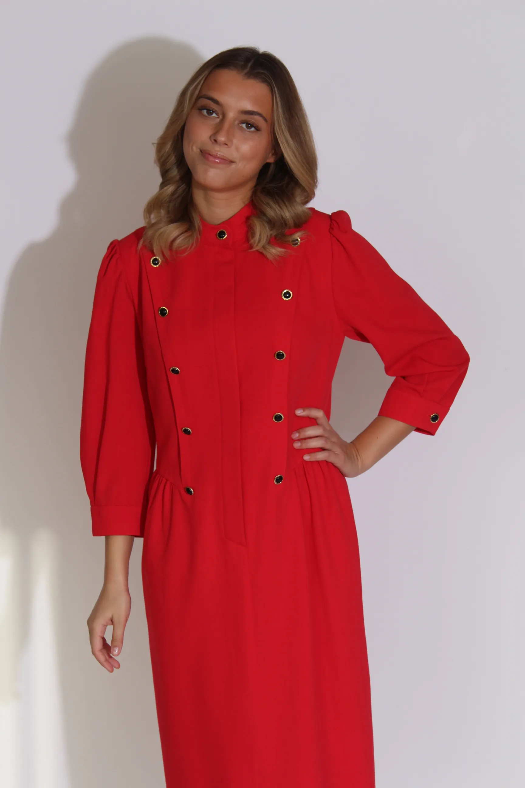 Red Wool Dress