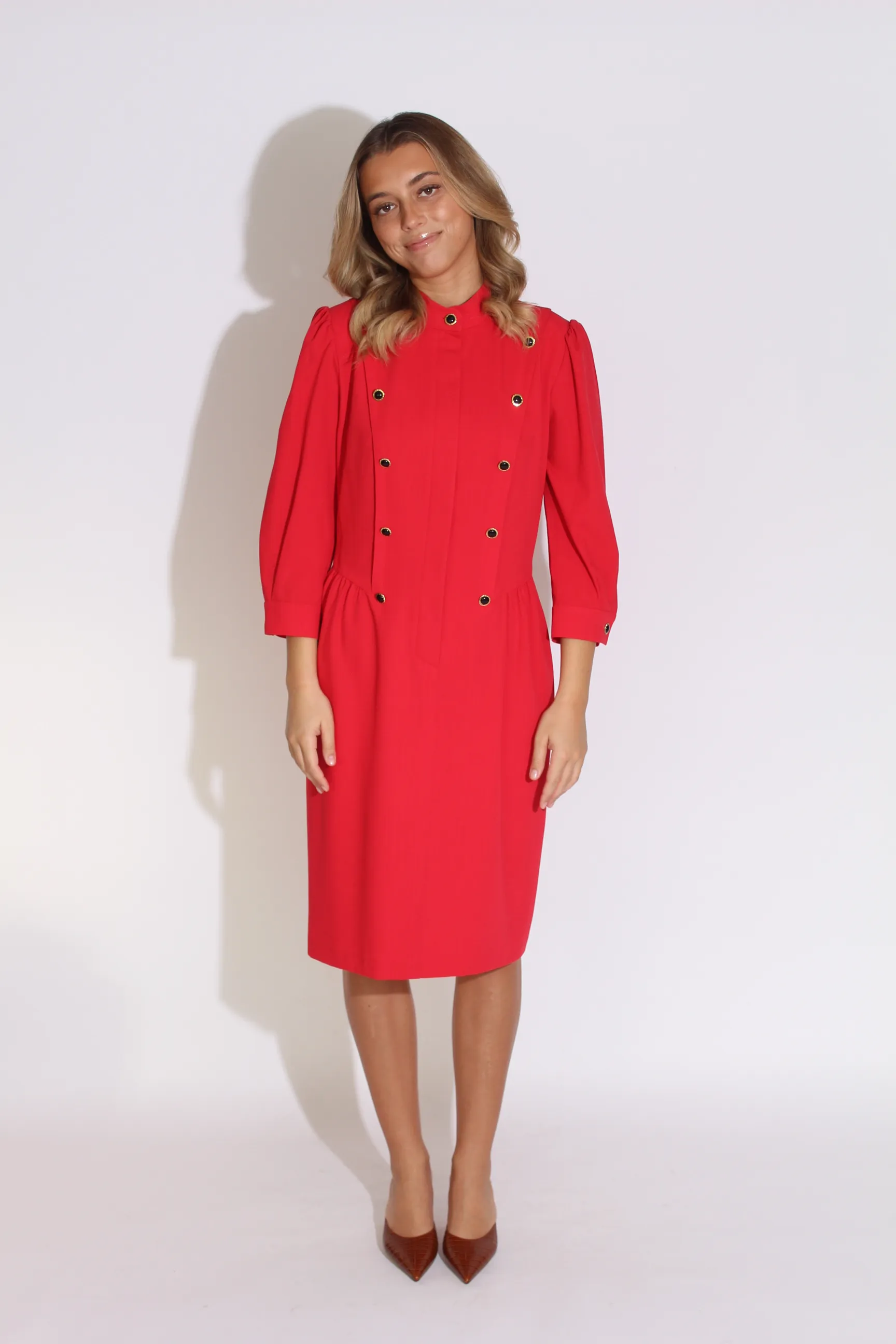 Red Wool Dress