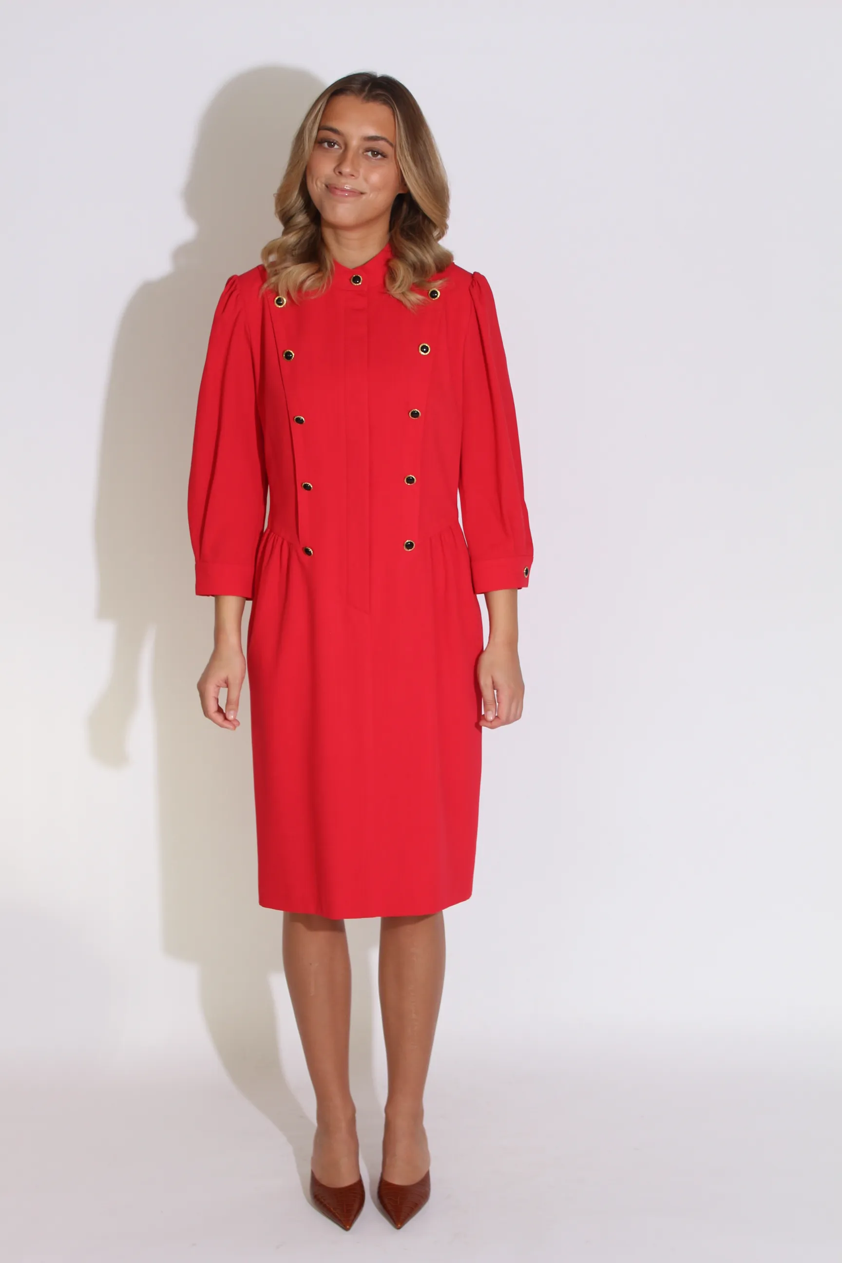 Red Wool Dress