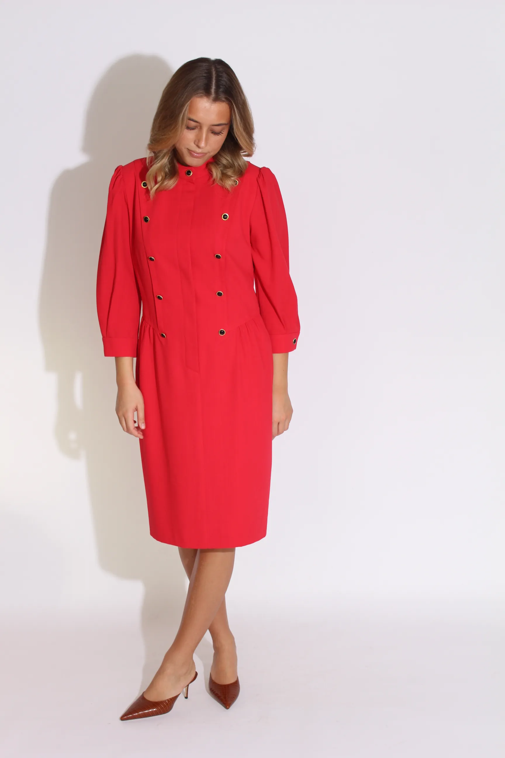 Red Wool Dress