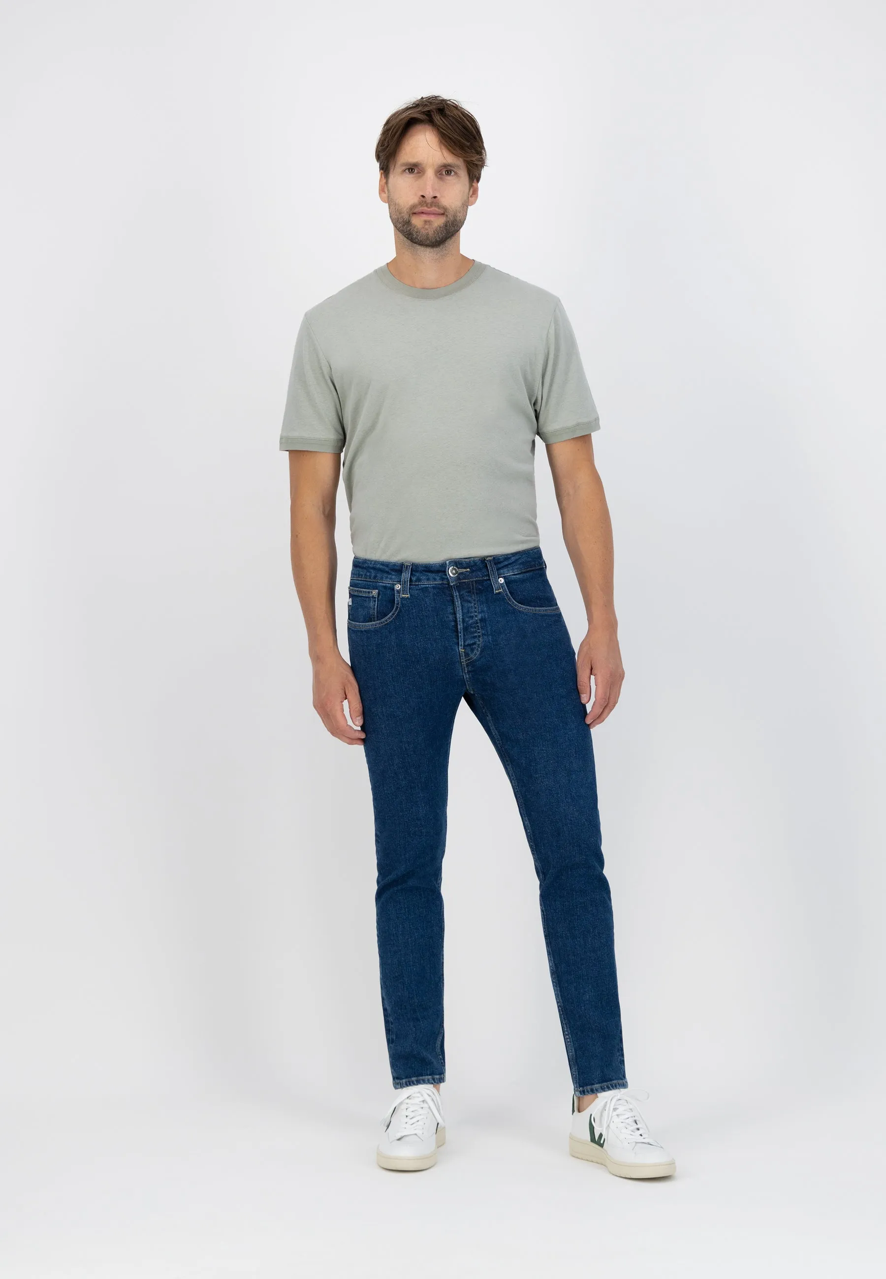 Rick Mid Slim - Stone Indigo