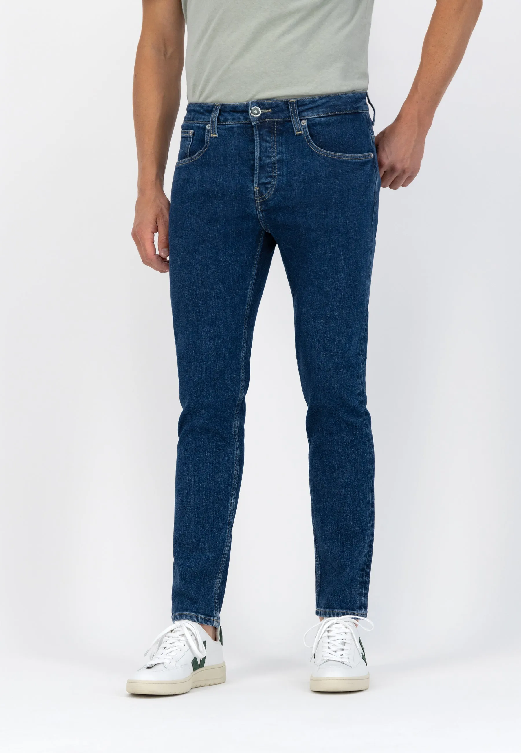 Rick Mid Slim - Stone Indigo