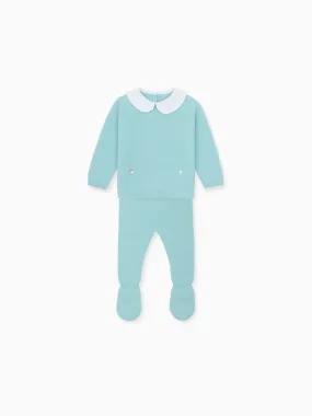 Sage Green Palmira Cashmere Baby Set