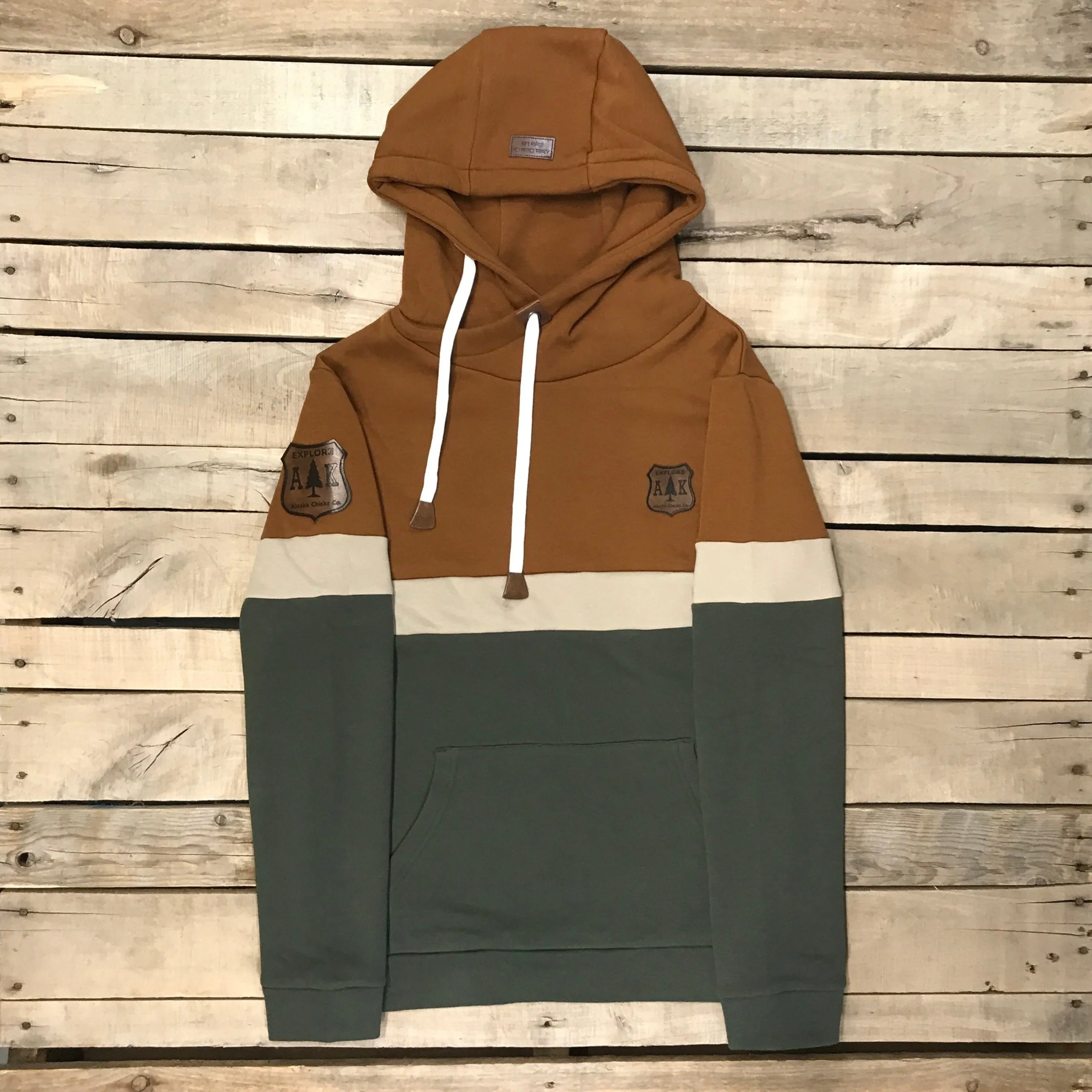 Striped Tricolor Hoodie