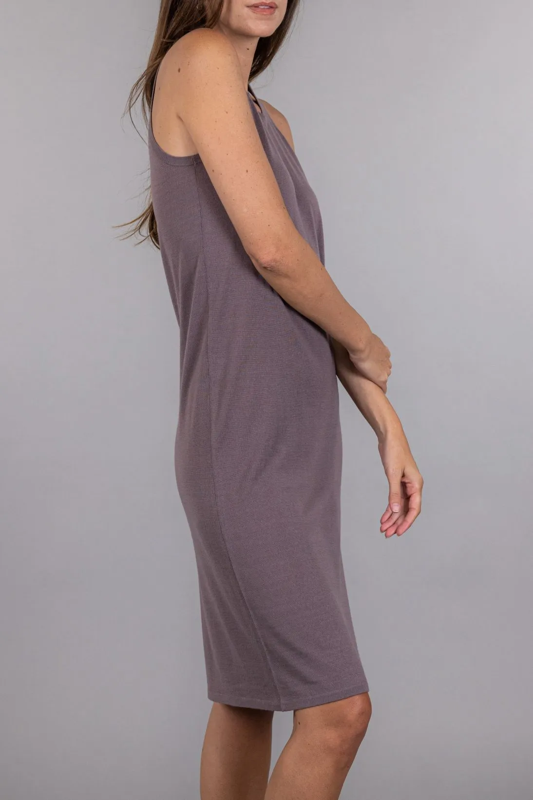 SUPERFINE CASHMERE TANK DRESS