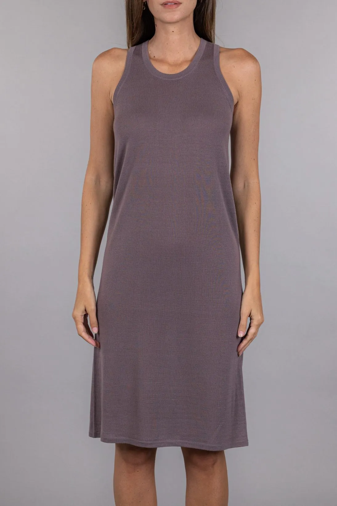 SUPERFINE CASHMERE TANK DRESS