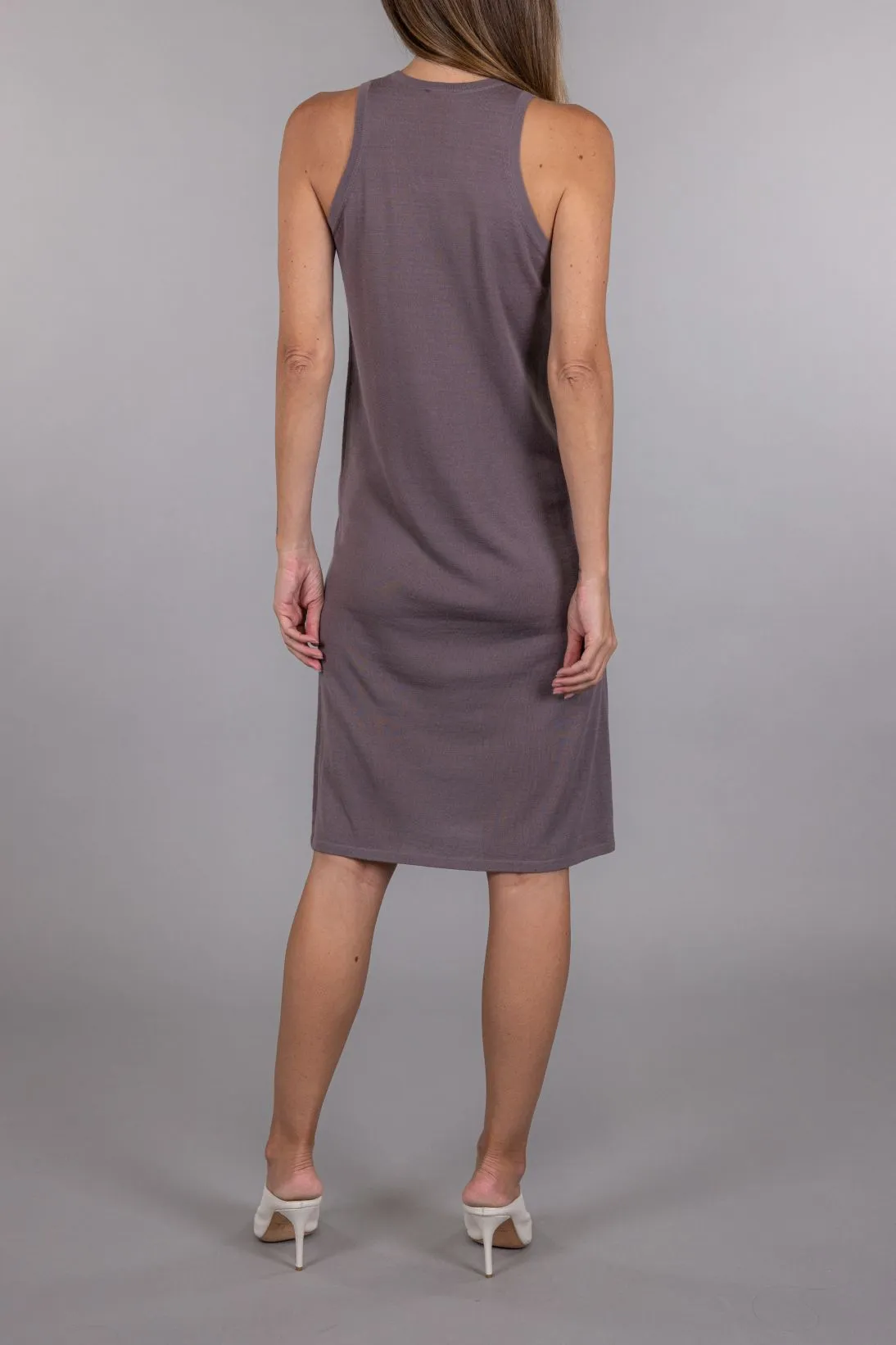 SUPERFINE CASHMERE TANK DRESS