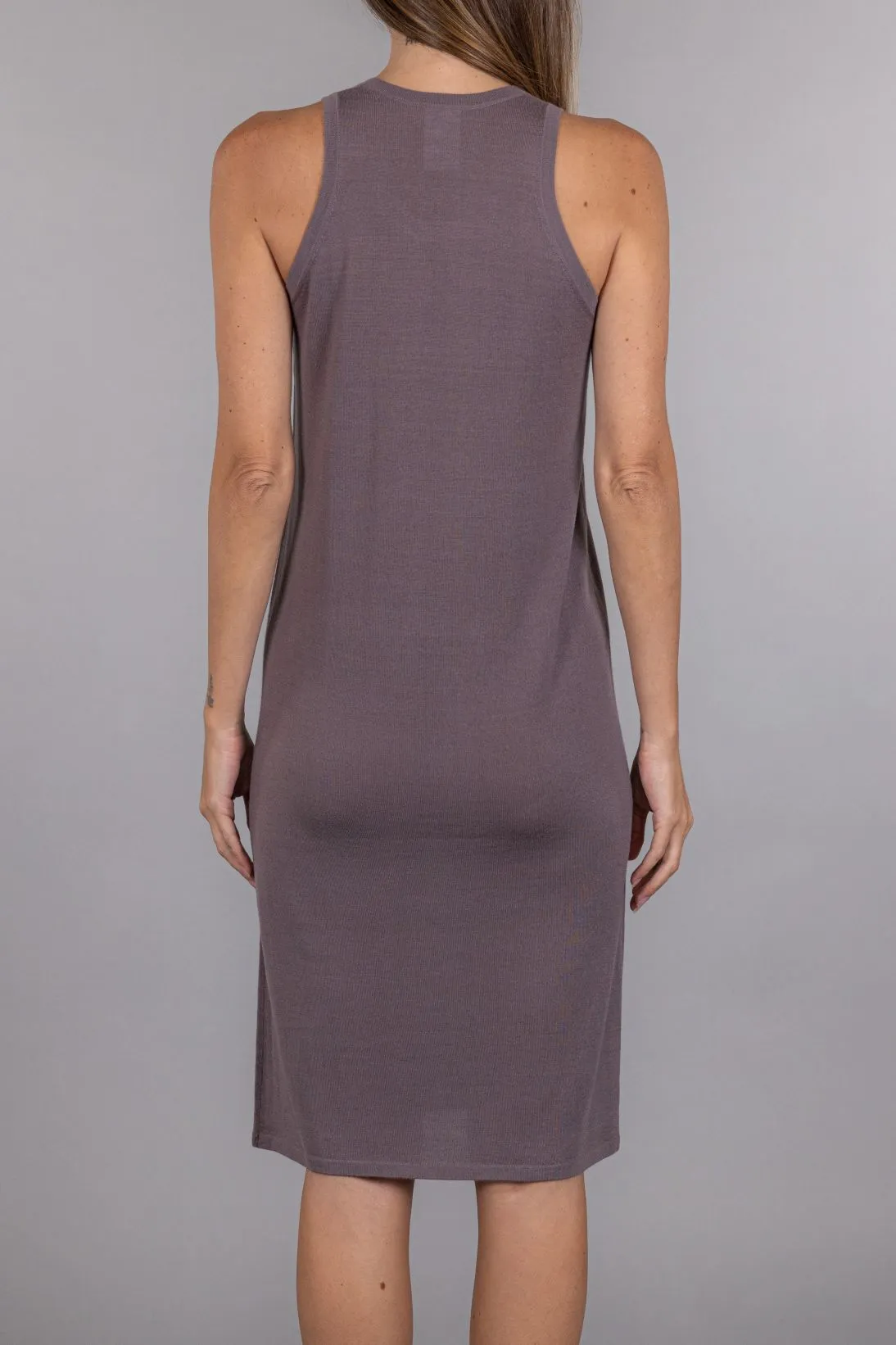 SUPERFINE CASHMERE TANK DRESS