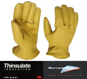 Superior Elkskin Leather Glove Lined with Thinsulate™  & Sympatex®