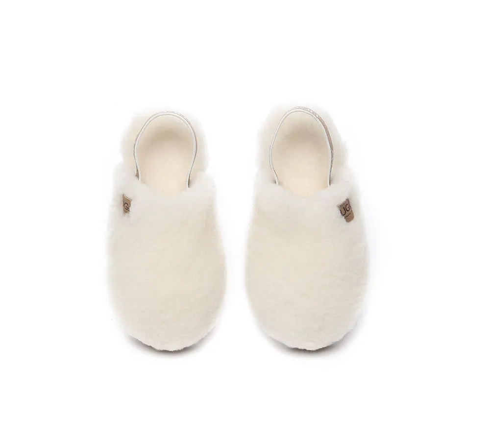 UGG Kids Slingback Fluffy Slides Kamari