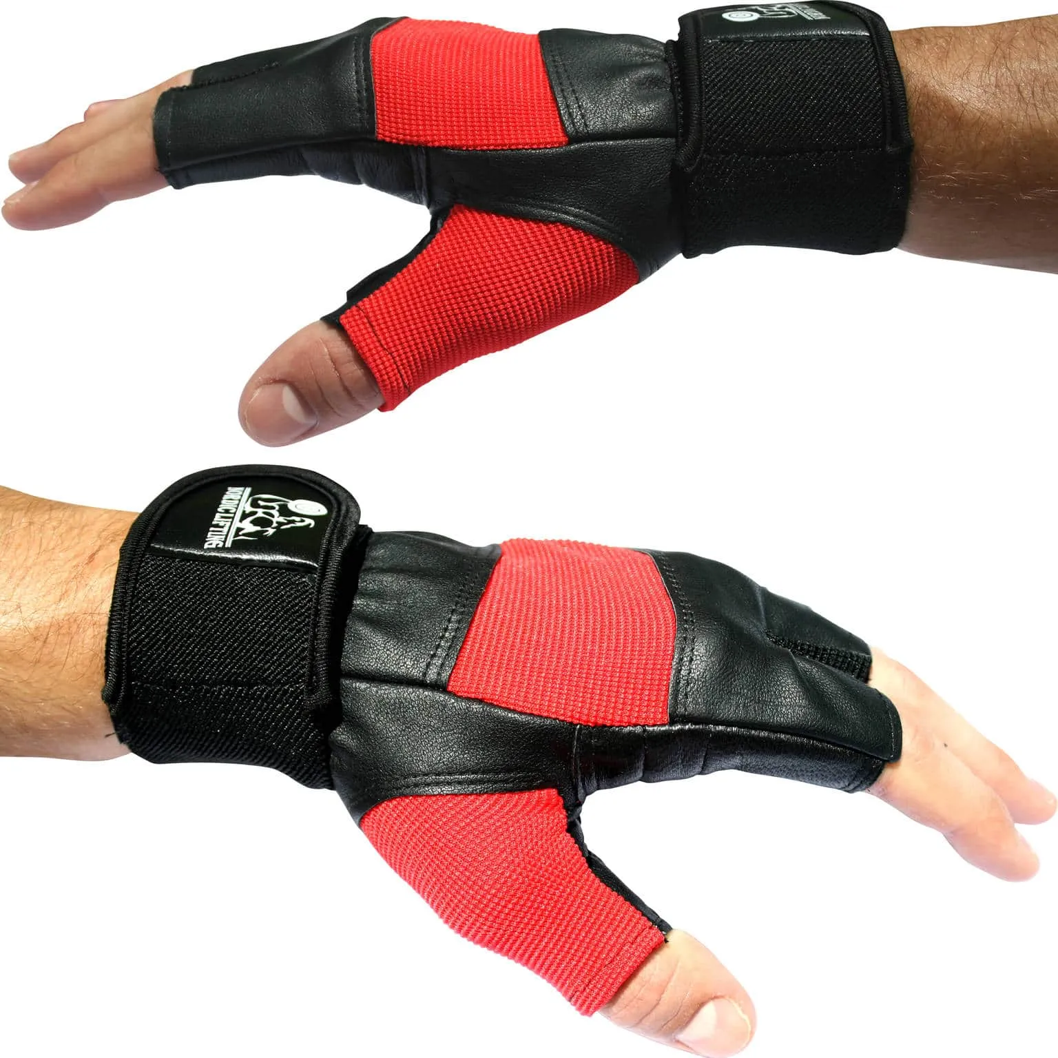 Weightlifting Gloves with 12" Wrist Support