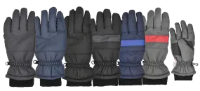 Winter Gloves-Ski Boys Taslon Ski Glove, Ages: 4-7, 8-12, 13-18