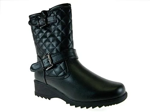 Women's Canada-04 Quilt Lined Calf High Winter Boots