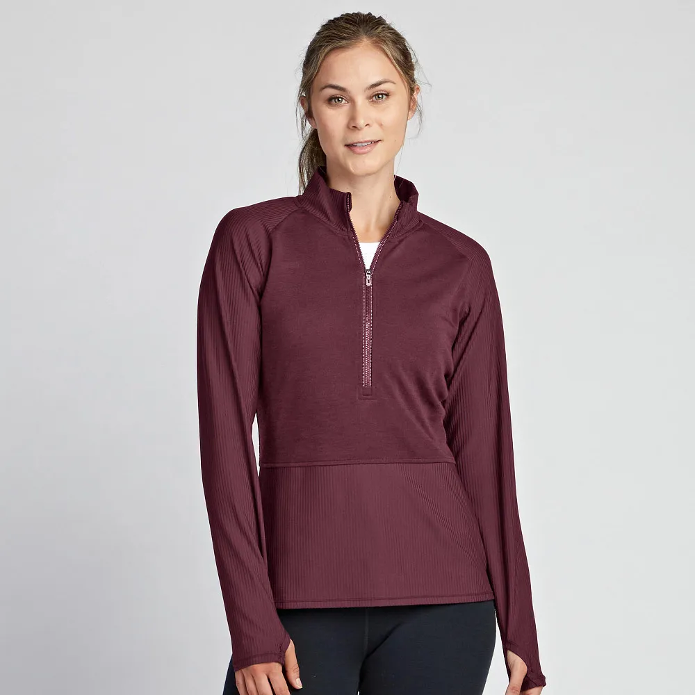 Women's Korsa Wool RibTech Half Zip